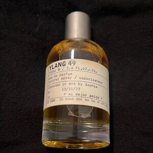 Le Labo Ylang 49 Perfume with Yellow Tint 3.4 oz